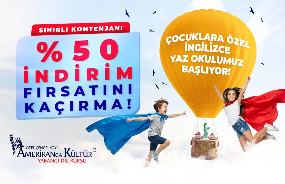 Çocuklara Özel İngilizce Yaz Okulu